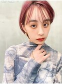 Aimee 町田　チェリーピンク×ショートボブ