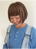 顔まわり似合わせレイヤーボブ