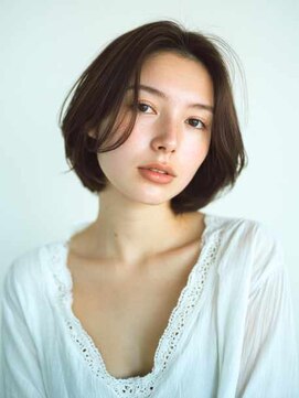 シェル 立川(shell) くびレイヤーエモージュグレージュカラーくびれショート【立川】