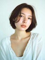 シェル 立川(shell) くびレイヤーエモージュグレージュカラーくびれショート【立川】