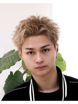 ネイビー 表参道(NAVY) ブロンドベージュスパイキー