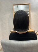 【尾家】ぷつっとボブ×外ハネ
