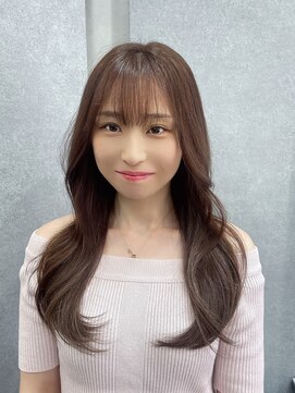 ザセカンドバイジャスミン(THE 2ND by JASMINE) 韓国風レイヤーカットx暗めカラー艶マロンブラウン