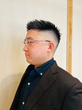 銀座八 【銀座メンズカット】銀座八×フェードショート<理容室>