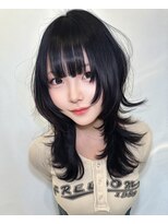 アリートウキョウ(ALLY TOKYO) ハッシュカットシャギーウルフレイヤーカットロングウルフカット