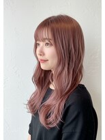 アイニ 天王寺アポロ店(aini)&nbsp;カラーハイライトハッシュカットレイヤーカットボブ髪質改善