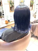 【見附　今町】ブリーチオンカラー　ブルー