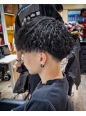 MEN’S HAIR/波巻ツイストスパイラル/フェザーパーマ/眉毛/渋谷