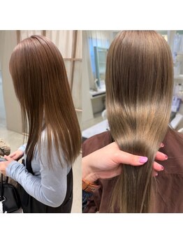 アンソル 戸田店(N'SOL)の写真/N'SOL人気No.1最高級トリートメント『プレミーク』はホームケアがセットに！しなやかなうるツヤ髪へ☆