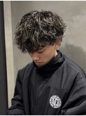 メッシュ×パーマ