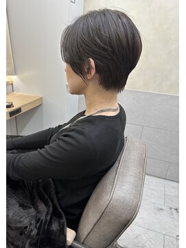 フレームプラス 天王寺あべの店(FRAME+) 大人シークレットハイライトショート