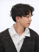 ヒロギンザ 八重洲店(HIRO GINZA)&nbsp;メンズパーマ　無造作　センターパート　八重洲　日本橋　Tokyo