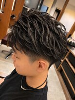 リドル ヘアー 駒生店(Riddle HAIR) 束感際立つメンズハイライト