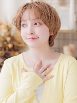 カバーヘア ブリス 北浦和(COVER HAIR bliss) 夏カラーひし形ショートボブくびれレイヤーハッシュカット20代c8