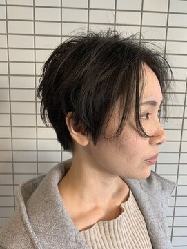 ヘアアンドスペース ベロン(hair&space velon) 大人黒髪ショート