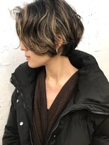 ヒート バイ アンカットラウンジ 渋谷(HEAT by UNCUT&LOUNGE)&nbsp;バレイヤージュボブ【HEAT by UNCUT&LOUNGE 渋谷】