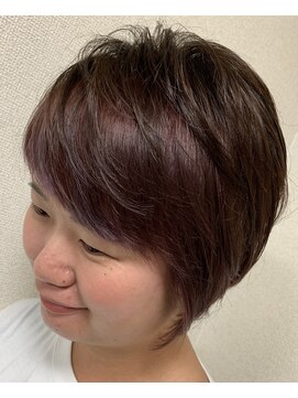フレーム ヘア ルーム 天王寺駅前店(FRAME hair room) 【FRAME天王寺/全席個室サロン】透明感!ラベンダーピンクcolour