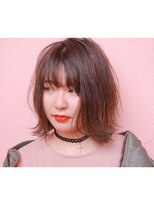 シュクルヘアー(Sucre Hair)&nbsp;ハイライト×外ハネボブ