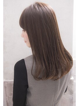 ソワリー 栄(THOiRY) THOiRY大人かわいい小顔バング艶髪ワンカールセミロングby前田