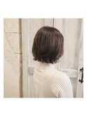 ナチュラル丸みボブ