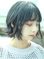 スラン(sran hair and spa) ミニボブ×フェザーバング