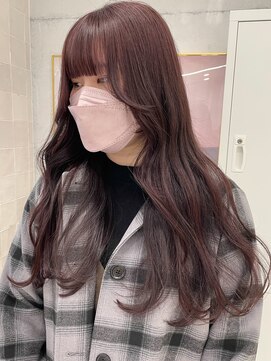 ローウェ 渋谷(Louwe) ブリーチなしのピンクラベンダーカラー♪《misaki》