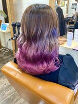 リリー シブヤ(Lilly shibuya)&nbsp;【Lilly渋谷】#パープル#グラデーション#学割U24#韓国