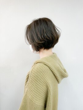 トップヘアー 玉島店(TOP HAIR) 《TOPHAIR 玉島店/ ベリー》ひし形ボブ×アッシュベージュカラー