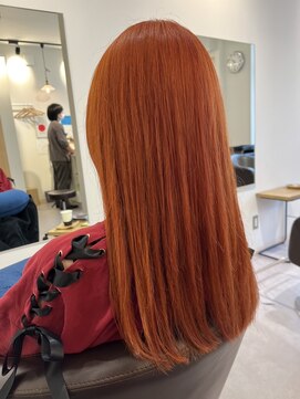 ハチマルハチ ナル 登戸店(808 nalu) アプリコットオレンジカラー