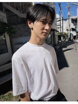 ロッソサンテ(rosso sante)&nbsp;スタイリングしなくてもキマる　メンズ　センターパートマッシュ