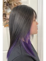 サロンドノア(Salon de NoA)&nbsp;インナーカラー×パープル