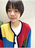 小顔効果♪顔まわりレイヤーショート