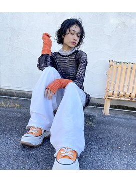 メデル(mederu) ボブパーマスタイルデジタルパーマコテ巻き風パーマウェーブ