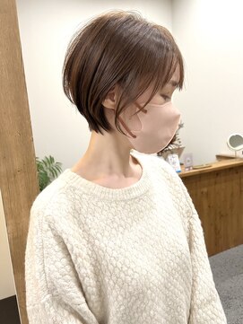 アノネ(anone) ショート×ナチュラルベージュ