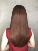 髪質改善＊レッドブラウン＊美髪【Zina 北千住ミルディス通り】