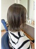 オリーブベージュボブ
