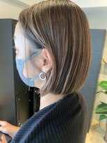 ホーム(HOME)&nbsp;【HOME 下北沢】切りっぱなしボブ×ハイライト