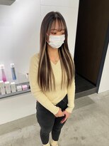 キング 高槻(K!ng)&nbsp;ハイライトカラーミルクティーベージュケアブリーチダブルカラー