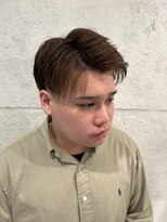 ヒロ銀座 バーバーショップ 札幌本店(HIRO GINZA BARBER SHOP)&nbsp;マッシュ風ツーブロックスタイル