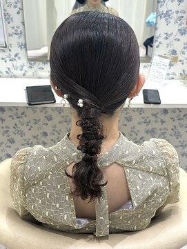 サクララ(Sakura la) タイト編み下ろし！参列ヘア/ヘアセット/ミディアム