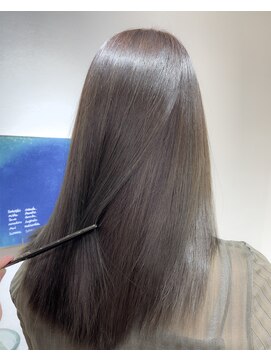 アグ ヘアー テラス沖縄店(Agu hair terrace) 最高級髪質改善＋ミラーカラー(オリーブ系)