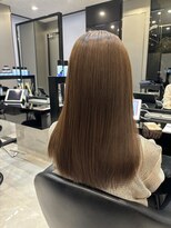 ハルキ ミナト ジャパン フクオカ(HARUKI MINATO japan FUK) MAISONストレート/髪質改善/ミルキーベージュ