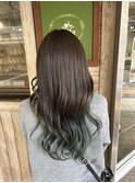 オリーブカラー、グラデーションカラー