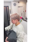 ショートハイトーンシルバーベージュ