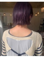 色落ちが良いパープルカラー
