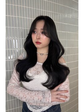 ボタン ハカタ(VOTAN hakata) 暗めカラー//コリアンブラック//レイヤーカット