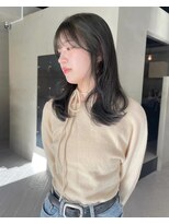 ヘアー アイス ルーチェ(HAIR ICI LUCE)&nbsp;ブリーチなしカラー オリーブグレージュ オリーブベージュ/林