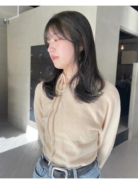 ヘアー アイス ルーチェ(HAIR ICI LUCE) ブリーチなしカラー オリーブグレージュ オリーブベージュ/林