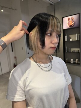 ゼスト パーク(ZEST PARK) 切りっぱなしボブ/インナーカラー/吉祥寺
