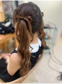 ツインテールリボン